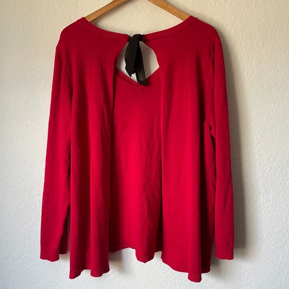 Lane Bryant Sweater Tie Back D1111 - Picture 4 of 6